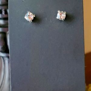 1/2 ct Square Cut CZ Earrings